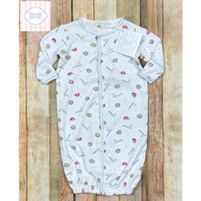 Magnolia Baby baseball themed converter gown NB