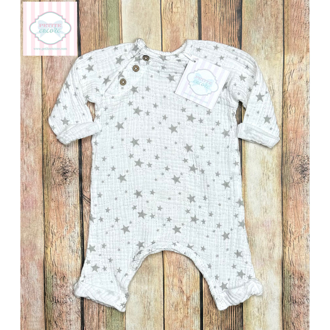 Mud Pie muslin one piece 0-3m