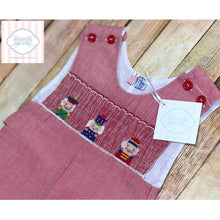 Nutcracker themed smocked one piece 3