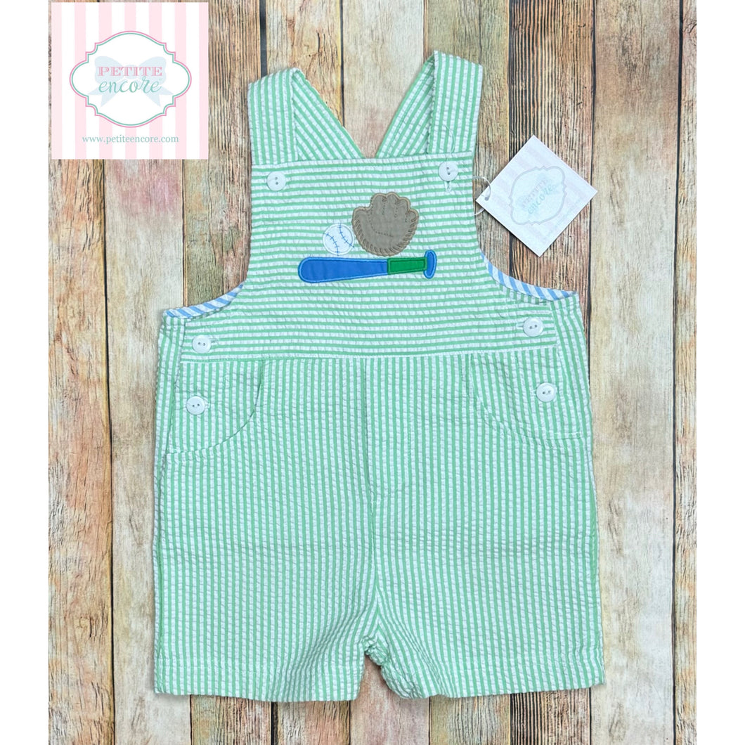 Florence Eiseman baseball themed overalls 24m