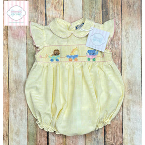 Carriage Boutiques smocked one piece 9m