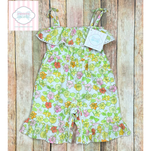 Janie and Jack floral one piece 6-12m