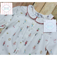 Petite Plume Nutcracker themed one piece 3-6m