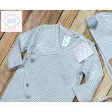 Elegant Baby knit one piece with bonnet 6m