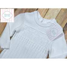 Cross themed knit one piece 6-9m