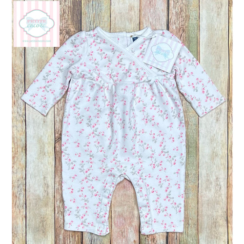 Janie and Jack floral one piece 0-3m