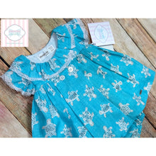 Mayoral Baby turtle themed linen dress NB