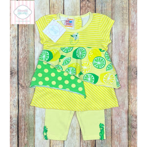 Sweet Potatoes citrus themed two piece 18m