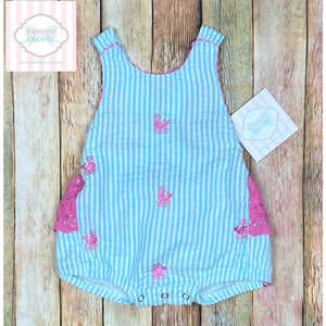 Whale themed sunsuit 3m