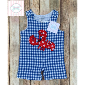 Mud Pie lobster themed one piece 12-18m