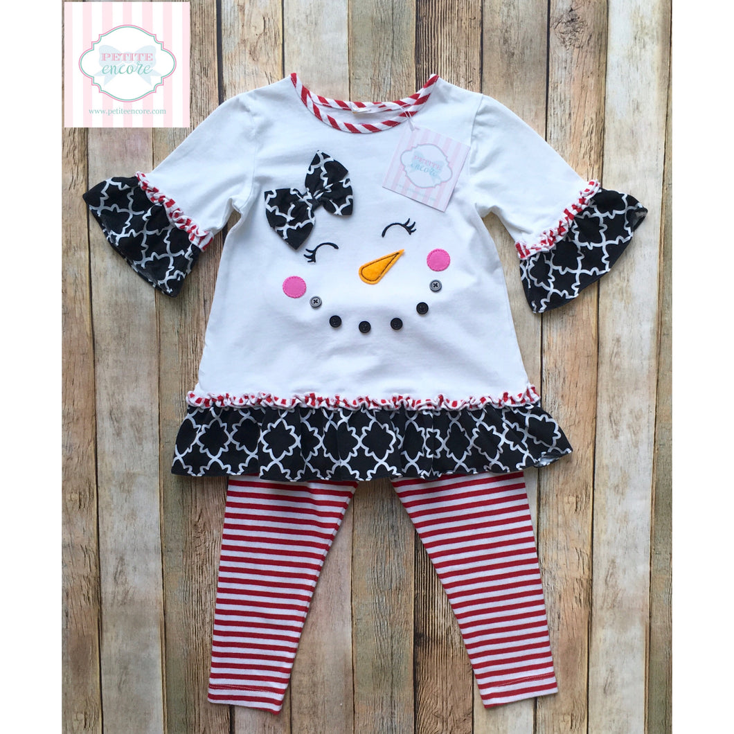Snowman themed two piece 2T