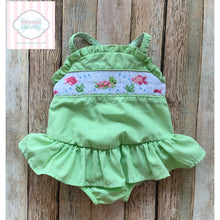 Smocked swimsuit by The Bailey Boys 9m