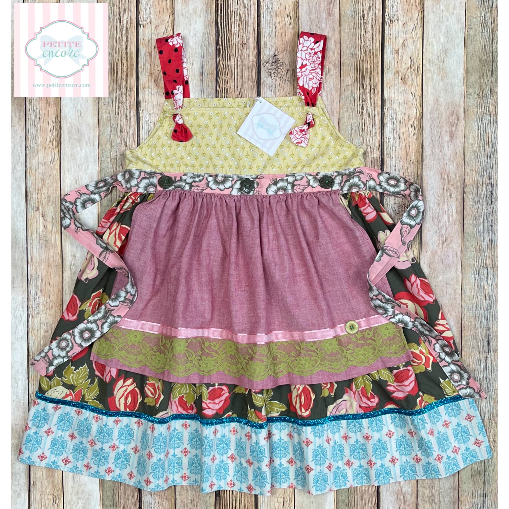 Matilda Jane apron dress 8 Petite Encore Matilda Jane apron dress 8 Petite Encore
