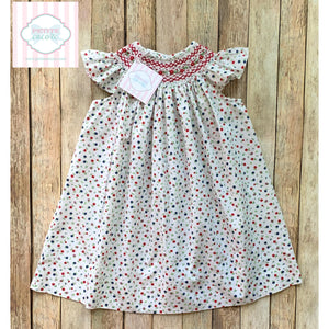 Smocked dress by Strasburg 24m