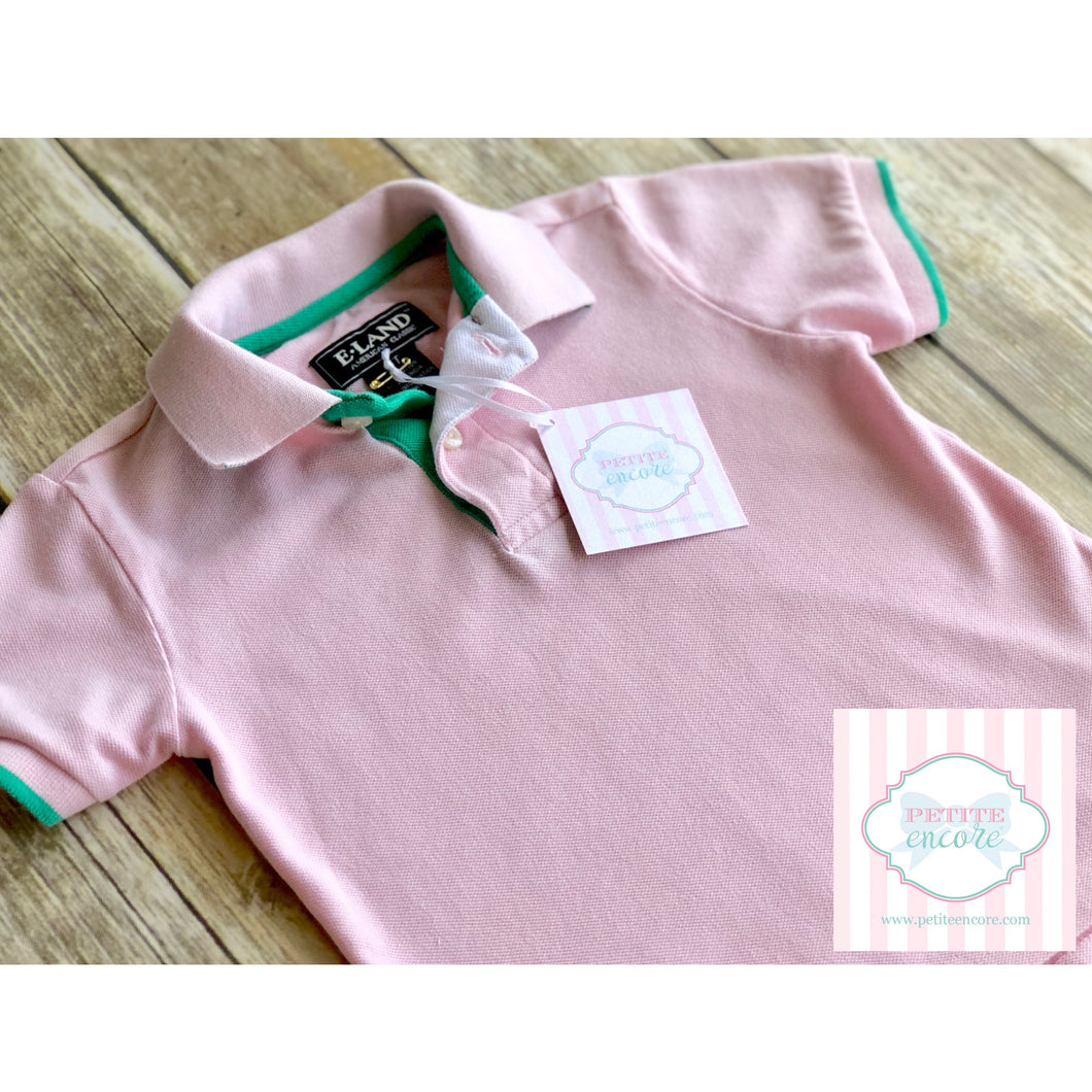 Pink Polo shirt by E Land kids 2T