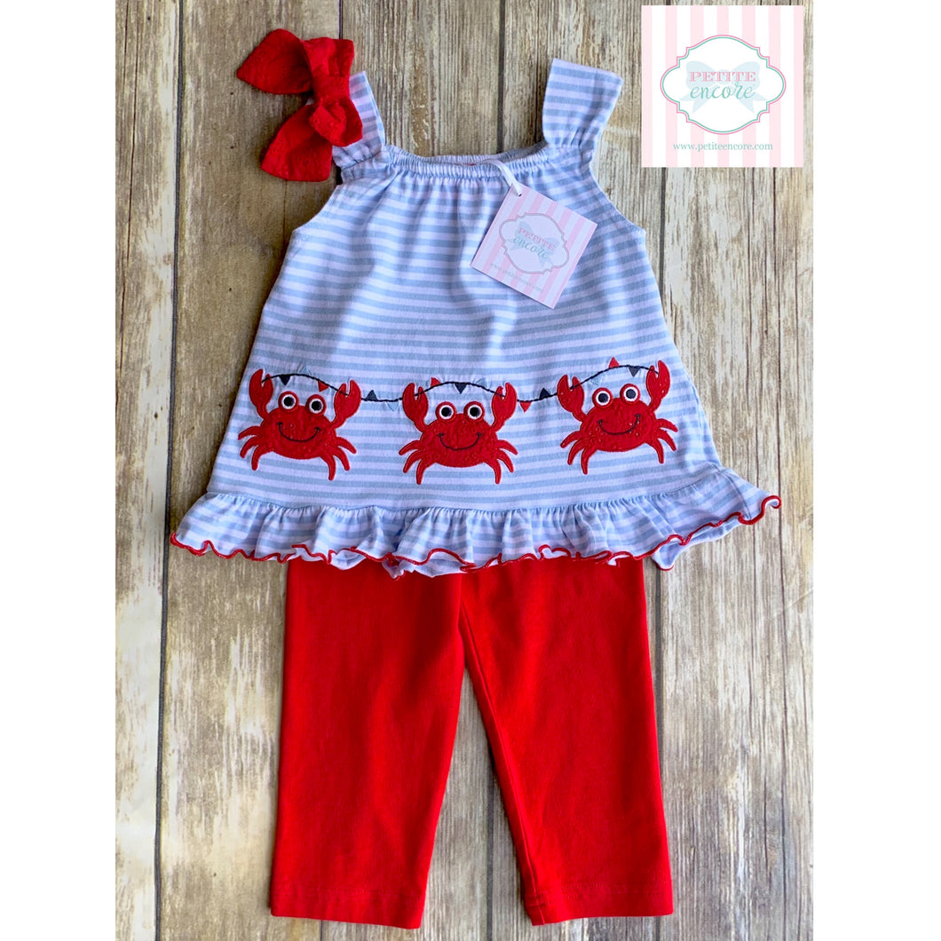 Crab themed two piece 18m