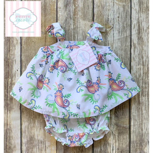 Janie and Jack two piece 0-3m