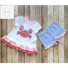 Crab themed two piece 12m