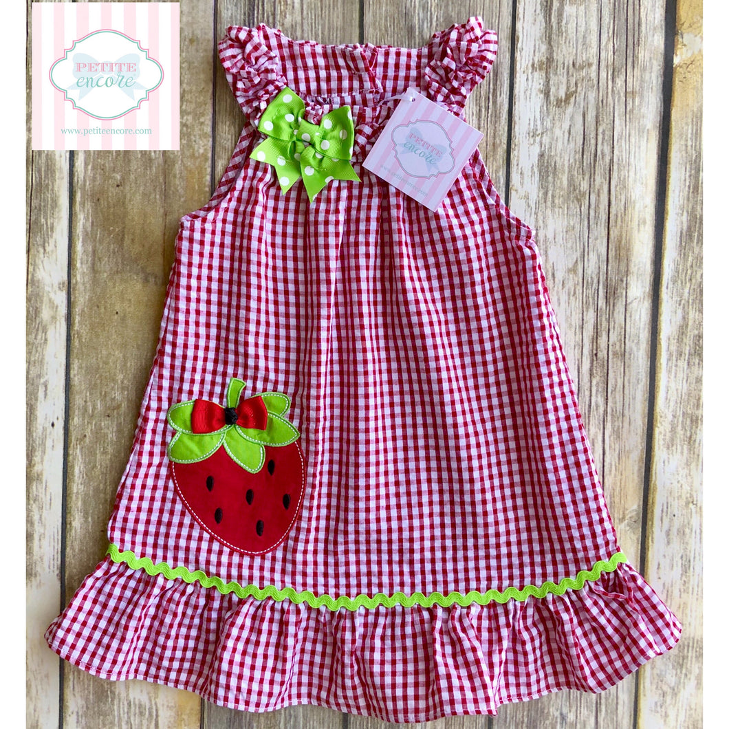 Emily Rose strawberry themed dress 2T