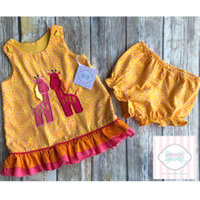 Giraffe themed two piece by Austin and Ashley 2T