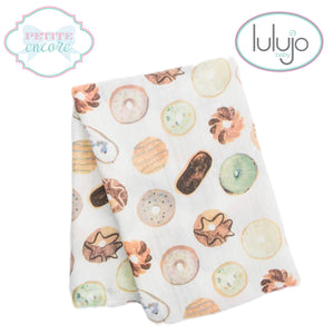 Deluxe Bamboo Swaddle Blanket- Donuts
