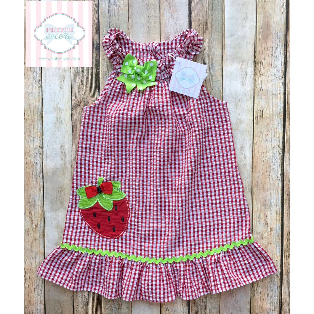 Strawberry dress by Emily Rose 3T