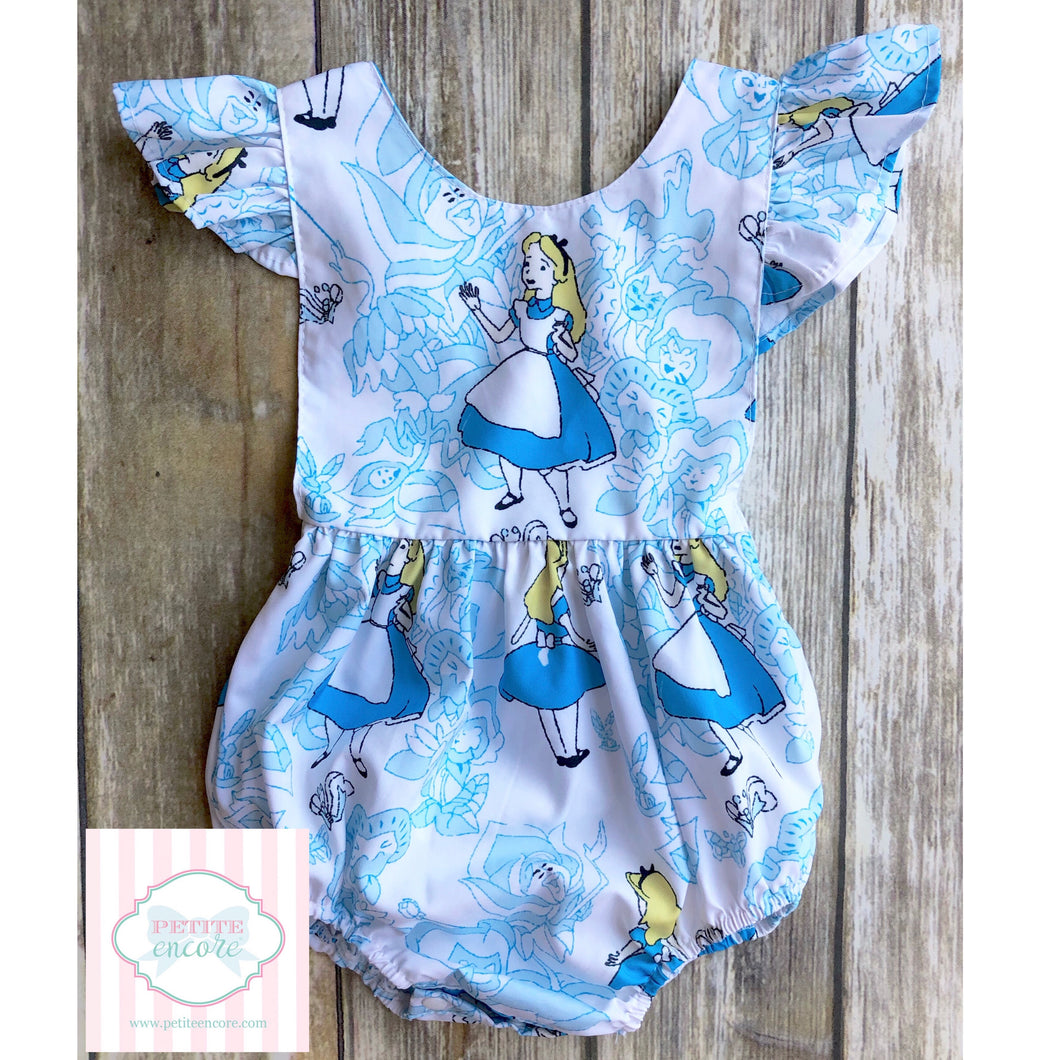 Alice themed one piece 12-18m