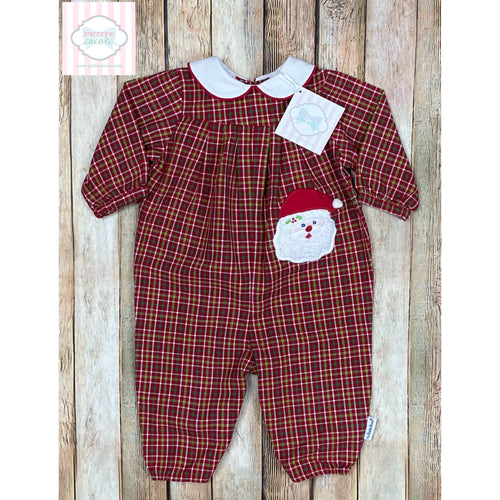 Bailey Boys Santa themed one piece 6m