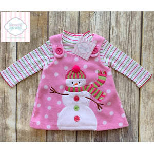 Snowman two piece by Bonnie Baby 3-6m