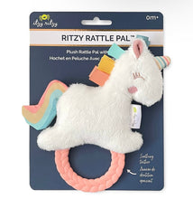 Ritzy Rattle Pal™️ Plush Rattle with Teether- Unicorn