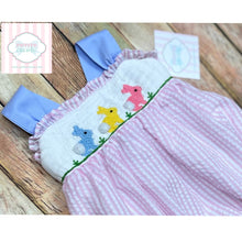 Smocked Easter one piece 6m