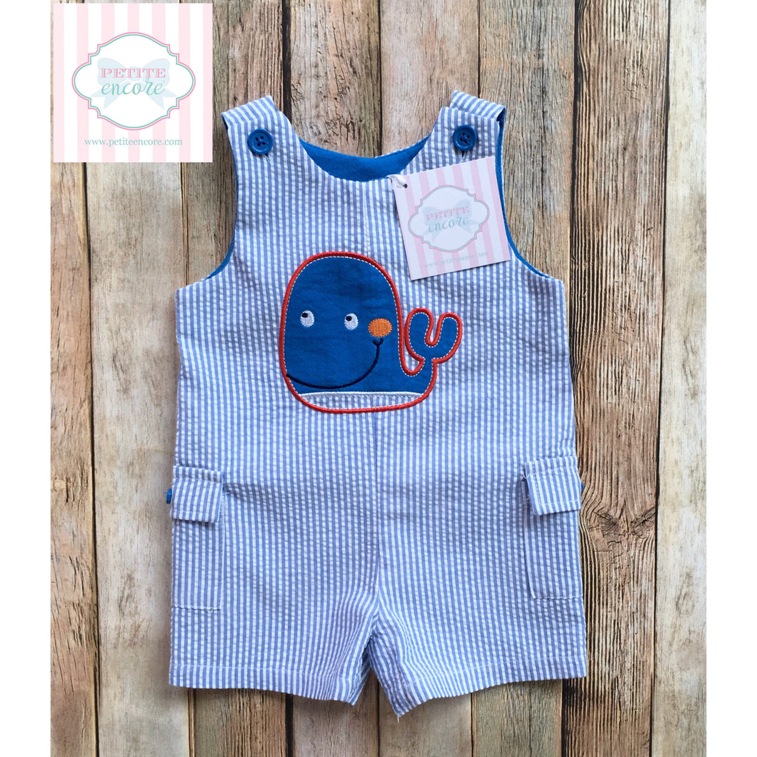 Whale themed one piece 3-6m