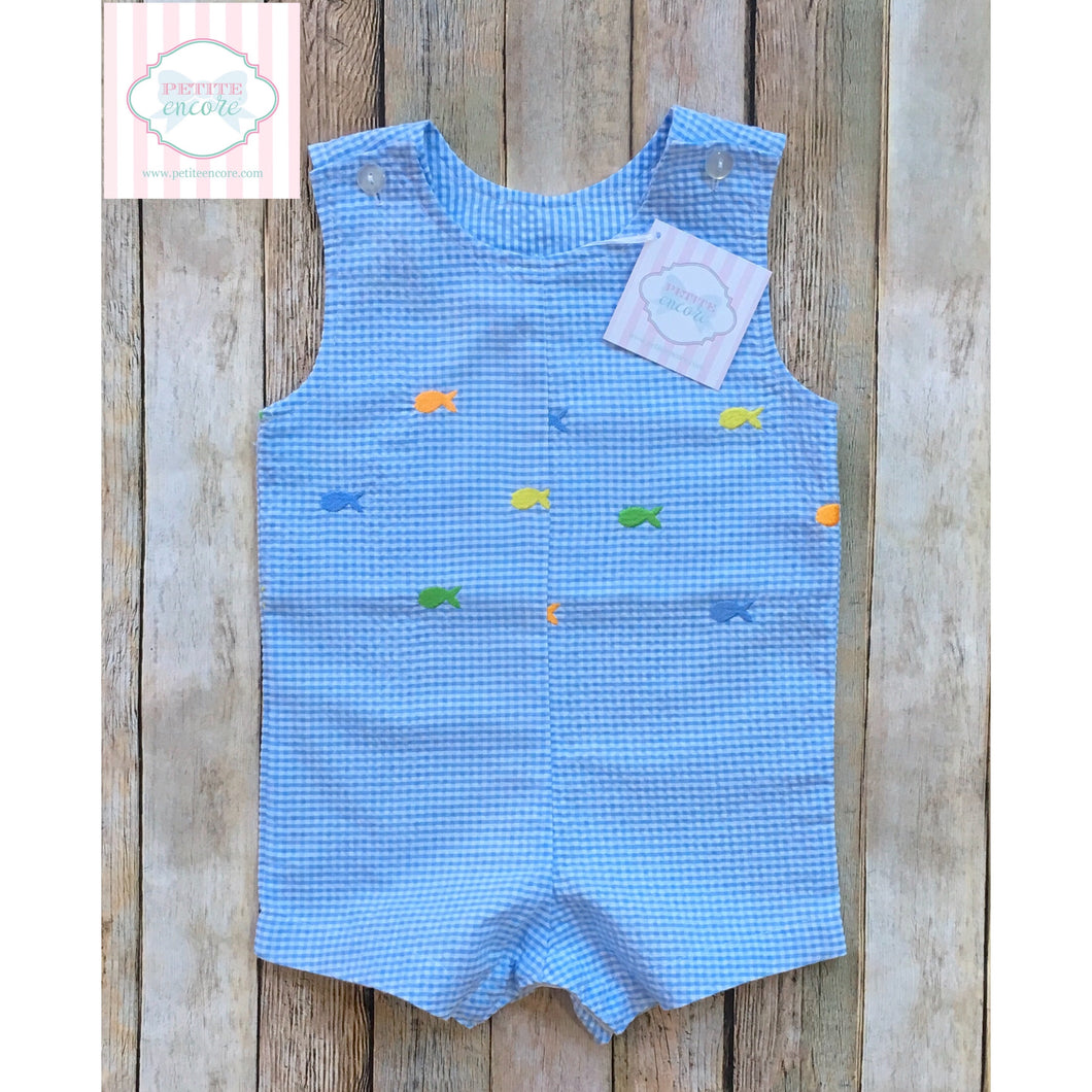 Fish themed one piece 12m