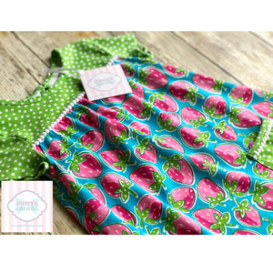 Strawberry themed play dress 4T