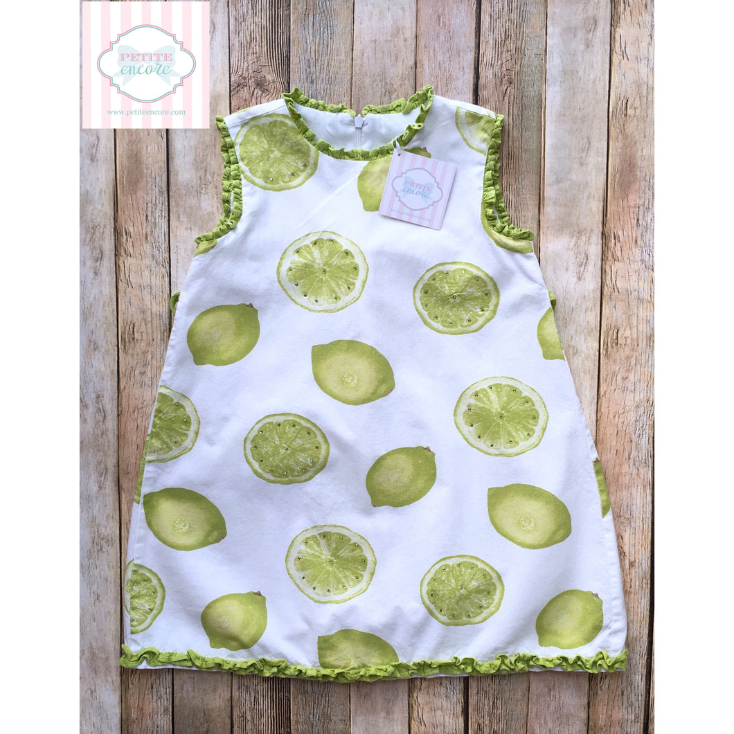 Lime themed dress by Trish Scully 4