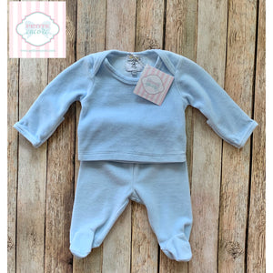 Mud Pie Baby angel themed two piece 3-6m