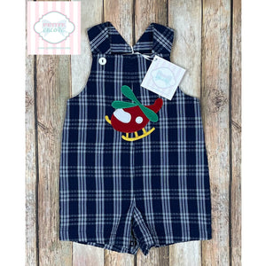 Little Bitty helicopter themed overalls 3-6m
