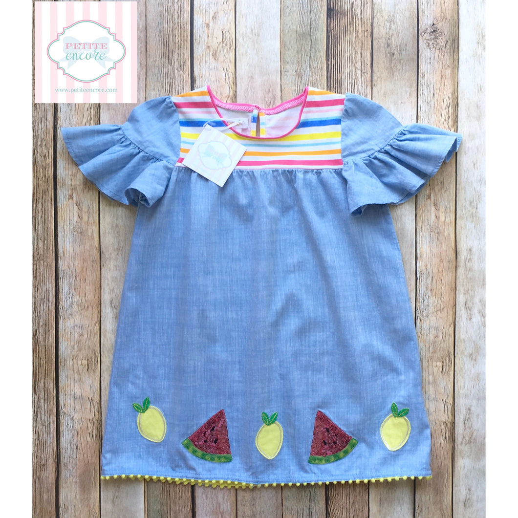 Fruit themed dress by Mud Pie 5T