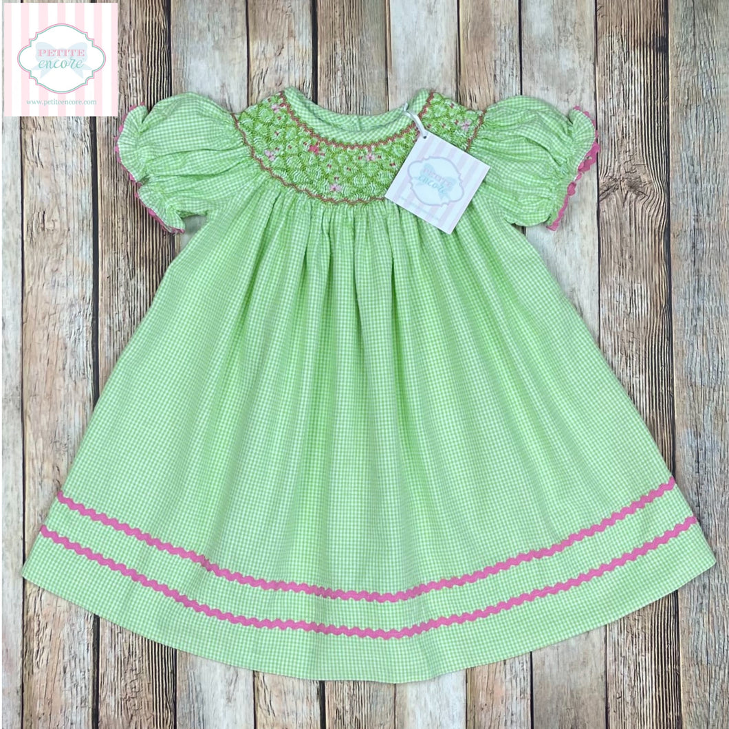 Classic Whimsy smocked dress 12m
