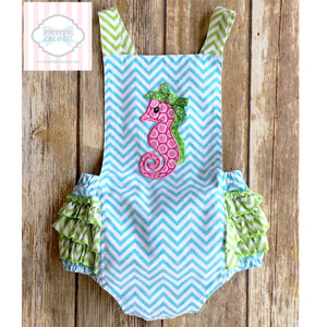 Seahorse themed one piece 9m