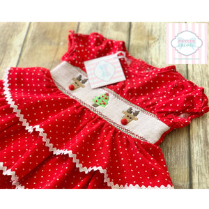 Holiday dress by Mud Pie Baby 6-9m