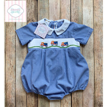 Truck themed smocked bubble 24m