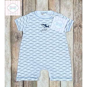 Magnolia Baby shark themed one piece NB