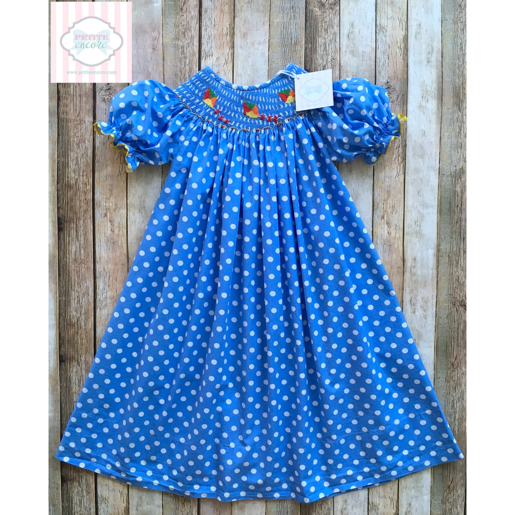 Kite themed smocked dress 5