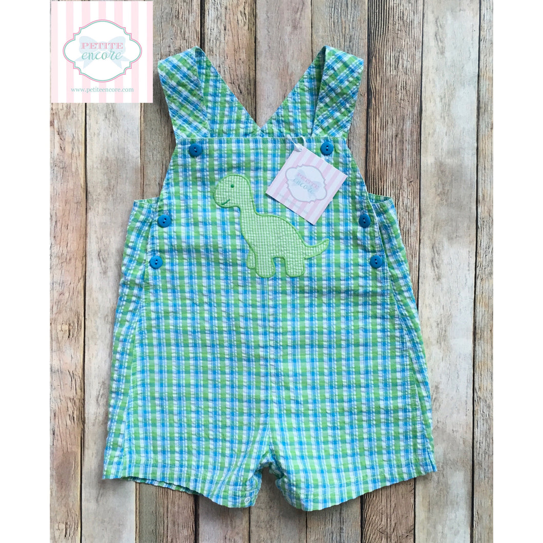 Dinosaur overalls by Petit Pomme 24m