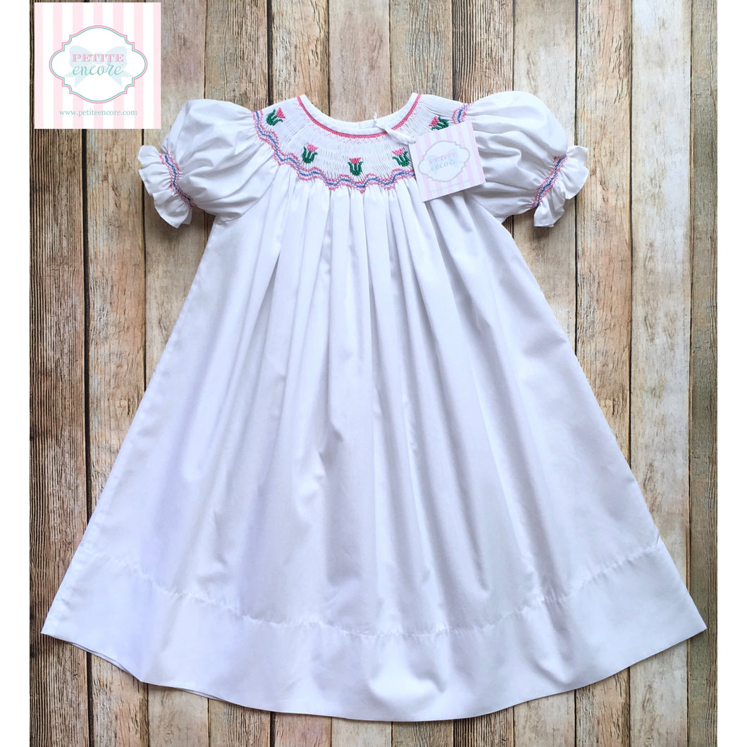 Smocked dress by Rosalina Collection 2T