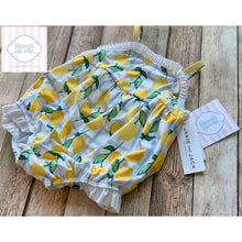 Lemon themed one piece swimsuit by Janie and Jack 6-12m