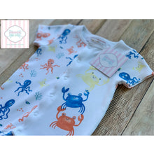 Crab themed one piece by Minoti Baby 3-6m