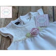 Rose themed one piece 3-6m