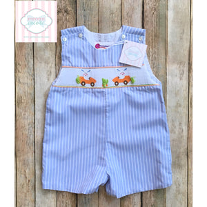 Smocked Easter one piece 18m